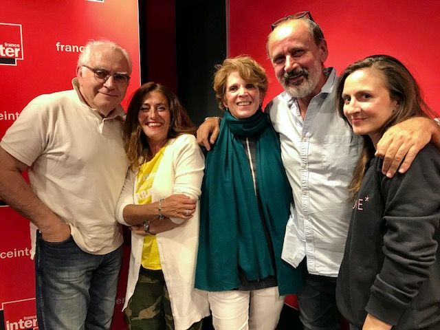"Vous Les Femmes", de g. à d. : Albert Algoud, Guillemette Odicino, Ariane Toscan du Plantier, Daniel Morin, Camille Chamoux