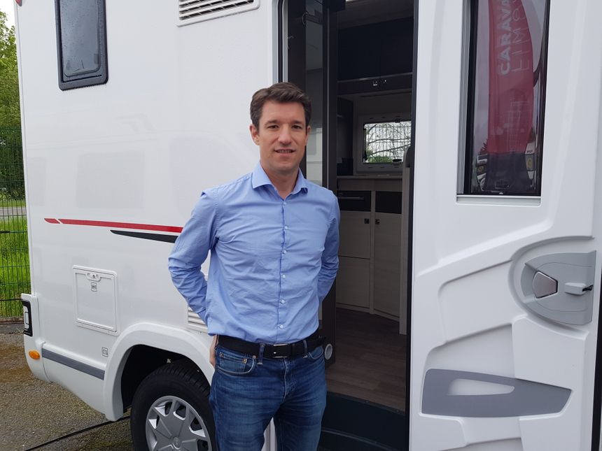 Julien Toumieux, le PDG du groupe Auyantepuy qui regroupe 8 concessions de camping-cars.