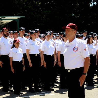 17 juin 2019, premier jour du service national universel à Carpentras
