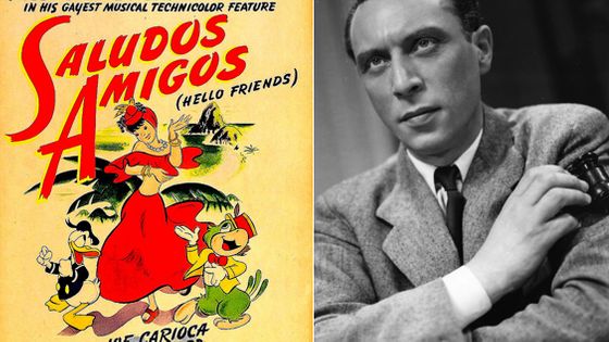 1. Affiche de "Saludos Amigos " de Walt Disney / 2. Louis Jouvet ©Getty - 1. Wikipédia / 2. Hulton Archive