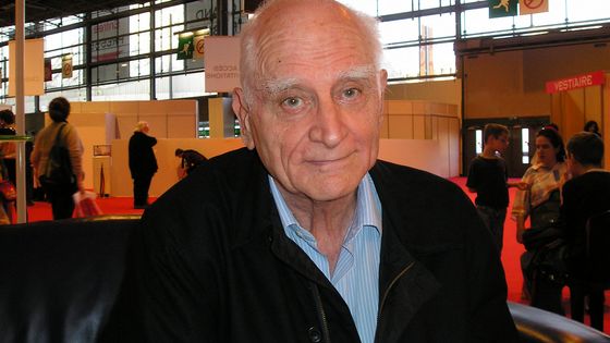 Michel Serres au Salon du Livre de Paris en 2005. ©Radio France - Catherine Grain