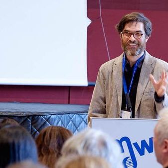 Nicolas Donin, lors de la conférence "Knowing in Performing" en 2018 à l'Université de Musique et des arts performants de Vienne