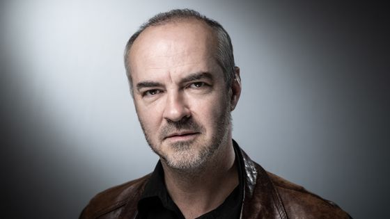 Portrait de Marc Collin, musicien, compositeur, producteur et fondateur du projet Nouvelle Vague avec Olivier Libaux le 7 mai 2019. ©AFP - JOEL SAGET