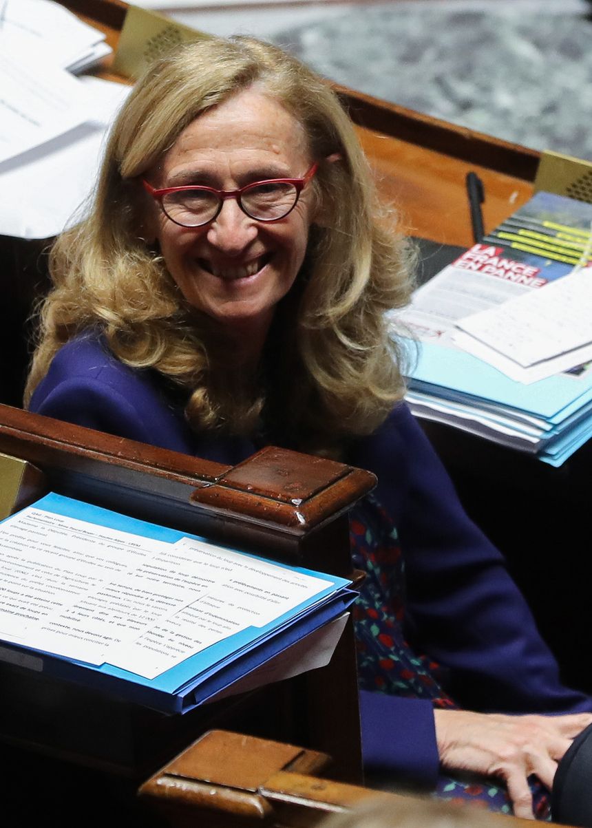 La ministre de la justice Nicole Belloubet lors d'une séance de questions au gouvernement le 5 juin dernier à l'Assemblée