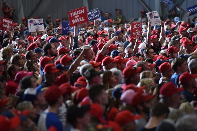 Meeting de campagne de Donald Trump à Pensacola en Floride en novembre 2018