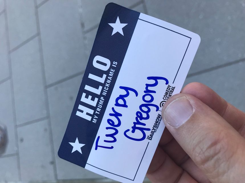 Quel serait votre surnom si Donald Trump vous avait en horreur ? L'exposition a la réponse