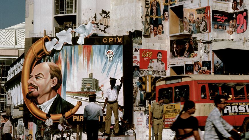 INDIA. Trivandrum. National Communist party congress. 1989