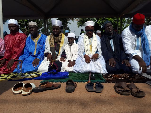 Grande prière de l'AÏd, place de la Nation, Ouagadougou, juin 2019.