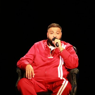 DJ Khaled speaks onstage during #CRWN A Conversation With Elliott Wilson & DJ Khaled at The Apollo Theater on May 21, 2019 in New York City.