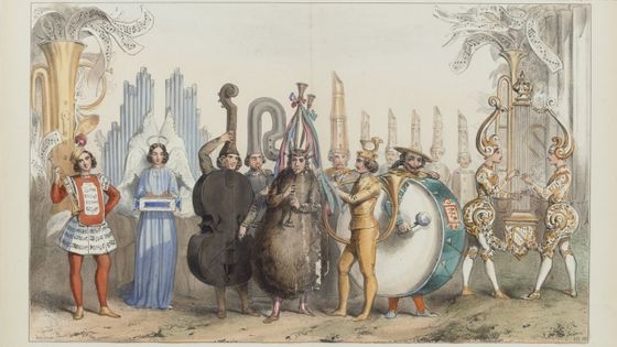 Le royaume de la musique, Poule aux oeufs d'or, Nouveau Cirque. Estampe / A. Lacauchie - Gallica - BnF