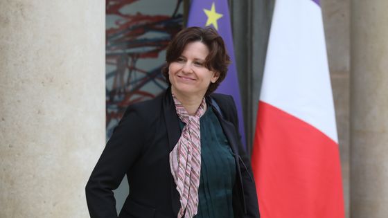 Roxana Maracineanu, Ministre des sports à la sortie de la réunion hebdomadaire du gouvernement, le 7 mai 2019 à Paris. ©AFP - LUDOVIC MARIN