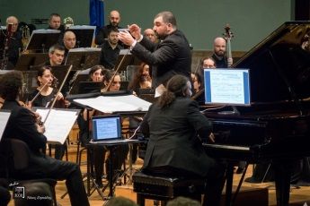 The Thessaloniki State Symphony, Conductor Giorgos Balatsinos & piano: Pavlos Antoniadis
