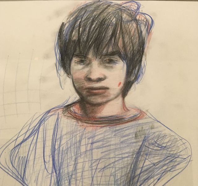 Dessin de Blutch, visible à Strasbourg