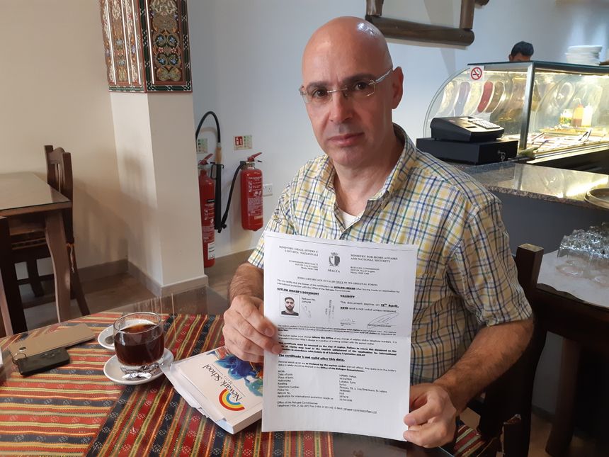 Mazen Dadouch, président de l'association des Syriens de Malte