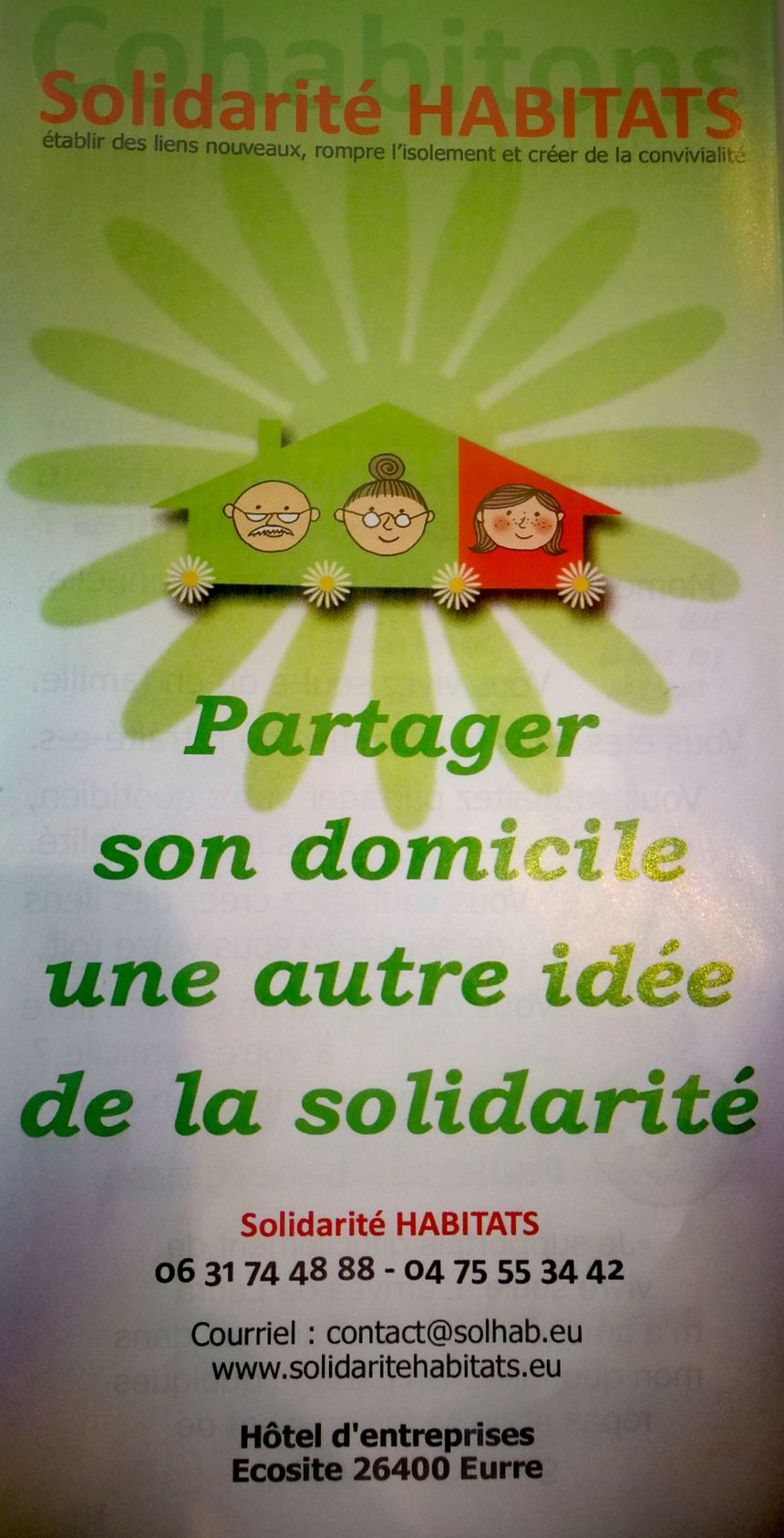 Solidarité Habitats flyer
