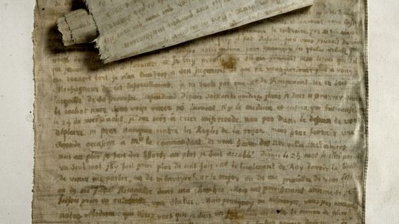 Latude, Chemise écrite avec son sang en 1761 à la Bastille - BnF I Arsenal, BnF