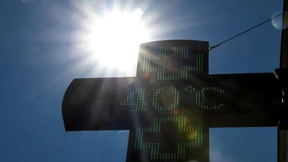 40°C relevés à Lille en juillet 2018. Les épisodes de forte chaleur sont-ils amenés à se multiplier ? ©AFP - Denis Charlet