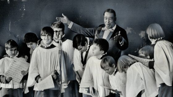 Duke Ellingont & l'Anglican Choir Boys à l'église Saint-Paul sur Bloor St. ©Getty - Reg Innell