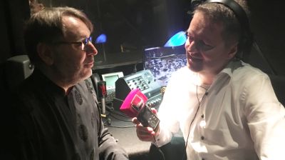 Nicolas Bône au micro de Benjamin François