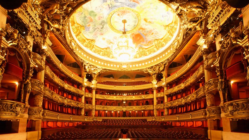 La salle de spectacle de l'Opéra Garnier
