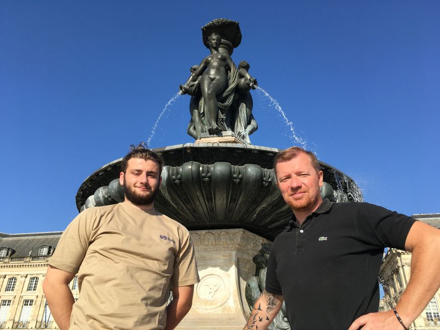Stéphane et Adrian (fontainiers)