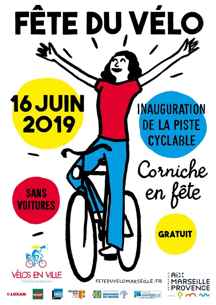 Fête du Vélo, dimanche 16 juin 2019, Corniche Kennedy