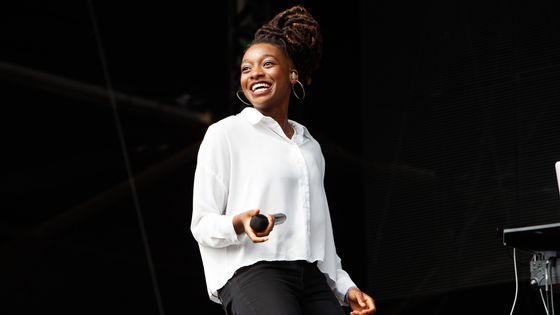 La rappeuse, musicienne et actrice, Little Simz en concert à Victoria Park le 24 mai 2019 à Londres. ©Getty - Burak Cingi / Redferns