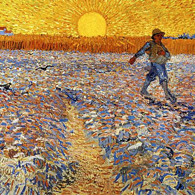 Le Semeur au soleil couchant