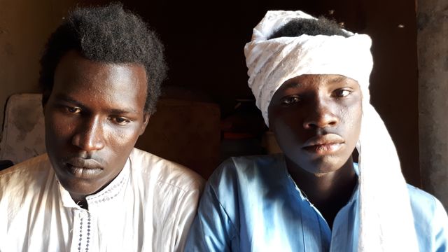 Abdoulaye et son frère Moussa, anciens combattants de Boko Haram.