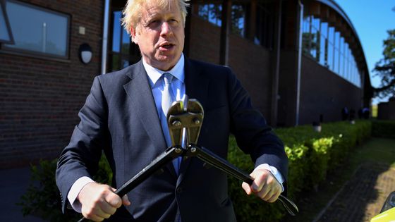 Boris Johnson, prêt à forcer la sortie de l'Union Européenne ©AFP - DYLAN MARTINEZ