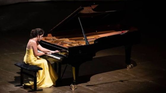 Beatrice Rana au festival de piano de La Roque d'Anthéron. (Juillet 2019) - Christophe Grémiot