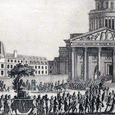 11 octobre 1794, transfert de Jacques Rousseau au Panthéon