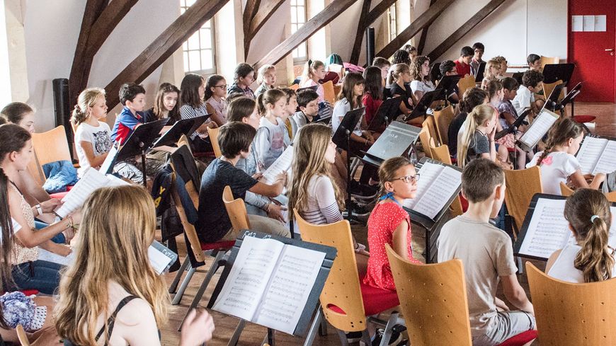Les stagiaires de Ma semaine (en)chantée à Saintes