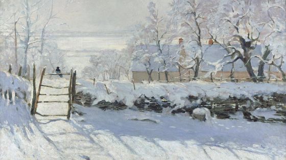 La pie par Claude Monet