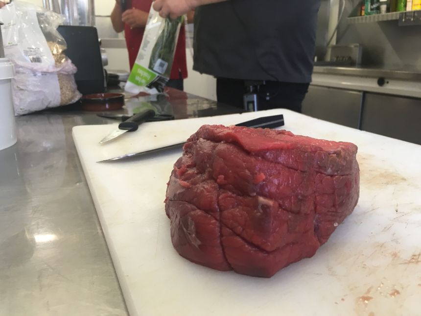 La viande bien sélectionnée pour le carpaccio