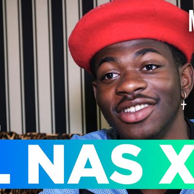 Lil Nas X lors de son interview pour Mouv'