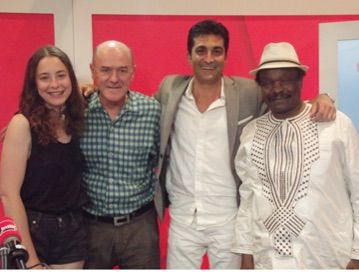 Salomé Richard, Jacques Bonnaffé, Emmanuel Khérad, Mory Kanté