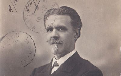 Vincent d'Indy à l'époque de la reprise de Fervaal à l'Opéra de Paris © DR