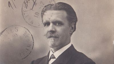 Vincent d'Indy à l'époque de la reprise de Fervaal à l'Opéra de Paris © DR
