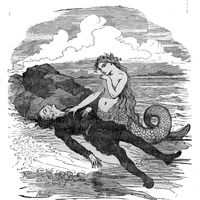 La Petite Sirène, illustration de Bertall (1820-1882)