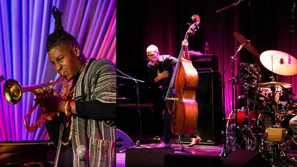 En direct et en public de Jazz in Marciac : Christian Scott aTunde Adjuah et Avishai Cohen trio