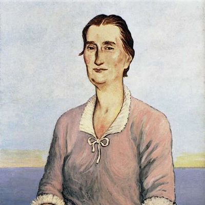 Céleste Albaret, la servante de l'écrivain français Marcel Proust, par le peintre français Jean-Claude Fourneau (huile sur toile, 1957).
