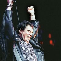 Claude Nougaro, le grand retour avec Nougayork (ici, en février 1990, sur la scène de l'Olympia à Paris)