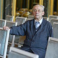 Paul Ricoeur en juin 2003 à la Fondation Singer-Polignac à Paris