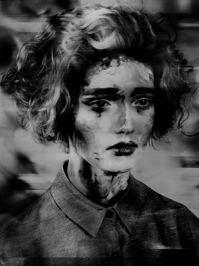 Lady_Inpainting, de la série Painted Ladies, 2017