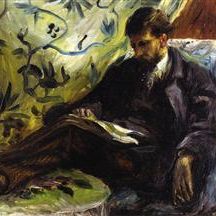 Edmond Maître, musicien, collectionneur d'art et mécène français, peint par Pierre-Auguste Renoir (1841–1919), vers 1871