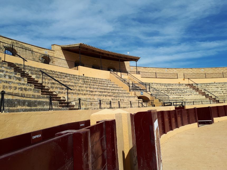 Les arènes d'Osuna ou on a été tourné une des scènes les plus chères de toute l'histoire des séries TV.