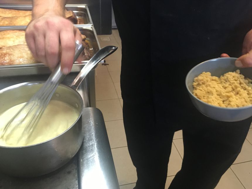 La sauce de la recette se précise!