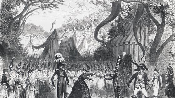 Gravure d'une scène de La Grande Duchesse de Gerolstein (1867) ©Getty - De Agostini Library