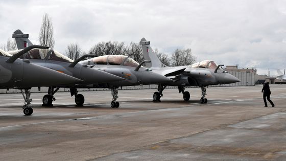 Série de rafales livrés au Qatar (février 2019) ©AFP - Georges Gobet